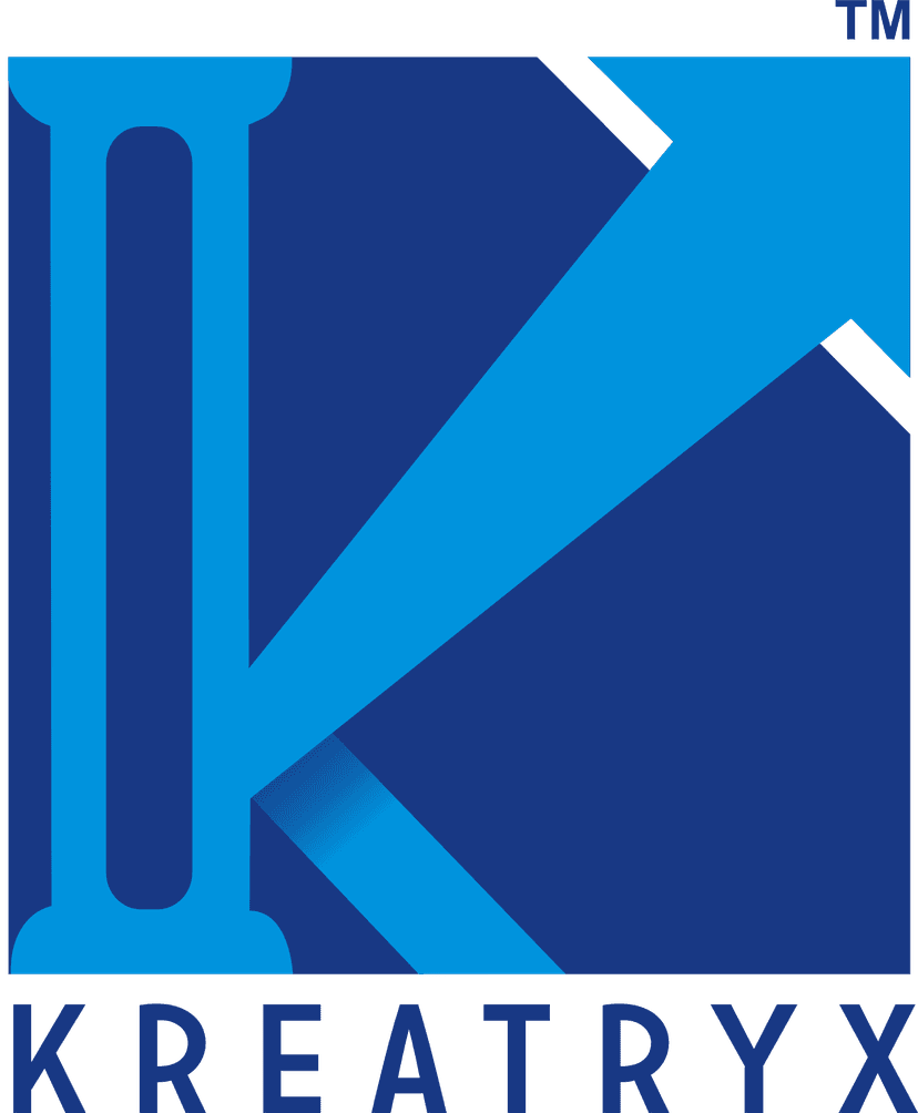 Kreatryx logo and branding