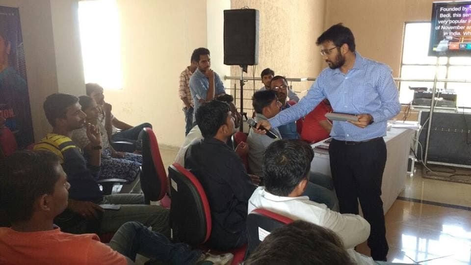 QuizMasterPro setup at IIM event